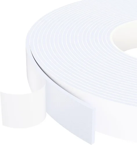 Vista 20 de Cinta de sellado de espuma EVA, 1 pulgada de ancho x 1/4 pulgada de grosor, cinta adhesiva para puertas y ventanas, bloqueador de corrientes