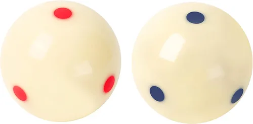 Vista 18 de GSE Billiard Training Cue Ball, AAA-Grade PRO Cup Standard Pool Cue Ball 2 puntos negros