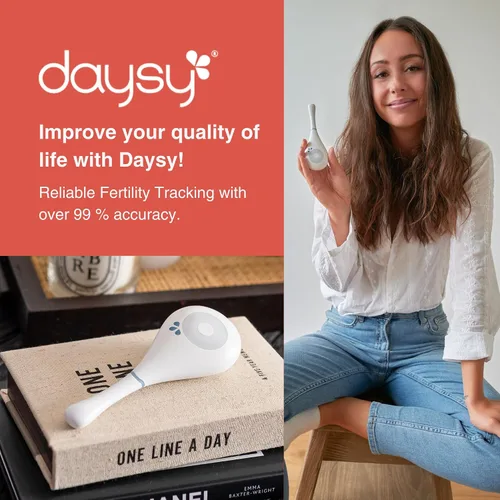 Vista 2 de Daysy Rastreador de Fertilidad – Monitor de Ovulación Natural Libre de Hormonas y Dispositivo de Conciencia de Fertilidad – Termómetro BBT