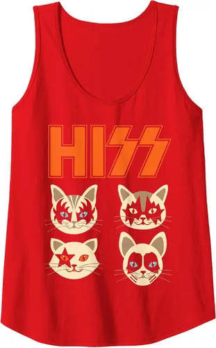 Vista 16 de Camiseta sin mangas Hiss Funny Cats Kittens Rock Rockin Negro