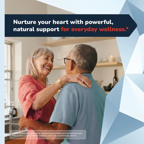Vista 7 de HealthyHeart Support+ Suplementos 6 en 1 para la salud cardíaca con Ashwagandha, CoQ10, raíz de remolacha, hoja de olivo, magnesio y L-carnitina