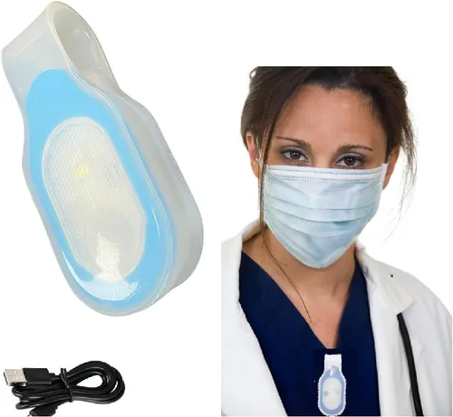 Vista 7 de Linterna LED con clip, linterna de enfermería, clip de luz nocturna, manos libres, recargable, luces de turno de noche para deportes al aire libre