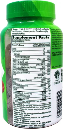 Vista 2 de Vitafusion Vitaminas gomosas prenatales, 90