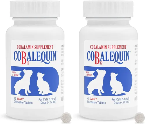 Vista 8 de Nutramax Cobalequin B12, suplemento para gatos y perros pequeños, 45 unidades (Paquete de 1)