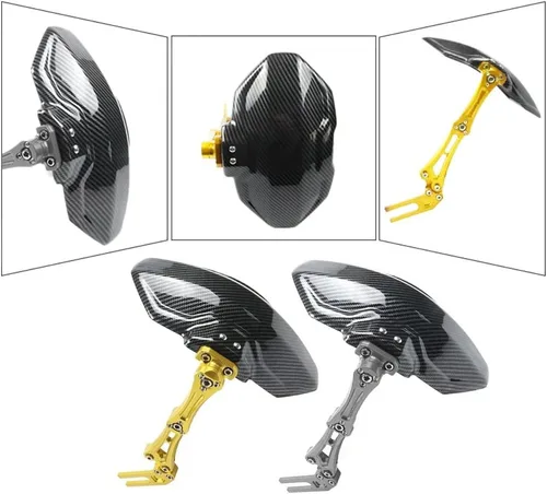 Vista 2 de Universal motocicleta rueda trasero guardabarros neumático Splash para TMAX 530 GN125 Z900, B