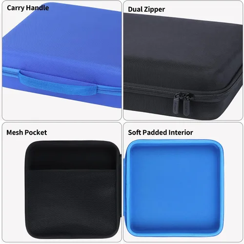 Vista 5 de Lebakort Estuche rígido compatible con Akai Professional MPC One G2 Center Azul