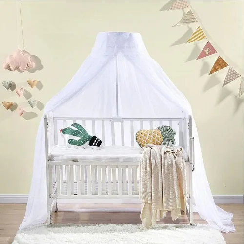 Vista 7 de Soporte para dosel para cuna, soporte para mosquitera, de metal Soporte ajustable con clip, accesorios para mosquiteros