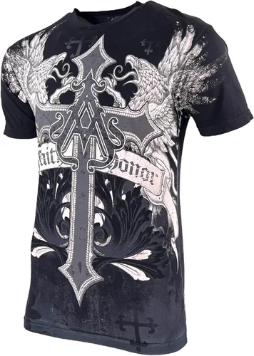 Vista 5 de Archaic by Affliction - Camiseta para hombre con alas
