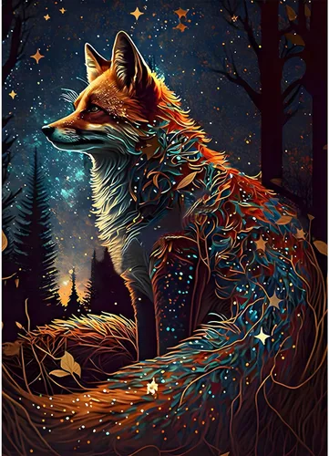 Vista 11 de SENQAO Kits de pintura artística de diamantes de gato para adultos, pintura de puntos de diamante de taladro completo para principiantes, pintura