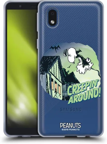 Vista 121 de Head Case Designs Funda de gel Spooktacular con licencia oficial de Peanuts Linus y Snoopy [protección de grado militar] compatible con Google Pixel