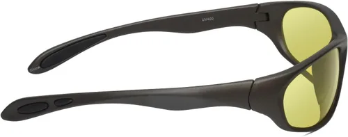 Vista 3 de Calabria 2715 Gafas de conducción de visión nocturna amarillas, antirreflejos, para hombres y mujeres, polarizadas o no polarizadas, gafas de sol