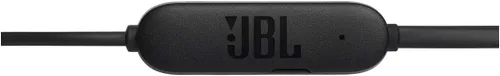 Vista 6 de JBL Tune 215 - Auriculares intrauditivos inalámbricos Bluetooth con micrófono de 3 botones/control remoto y cable plano, color negro, pequeño JBL
