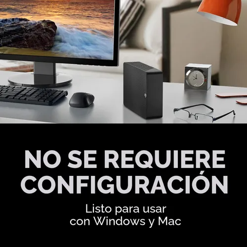 Vista 4 de Seagate Expansion Disco duro externo de 12 TB - USB 3.0, con servicios de recuperación de datos Rescue (STKP12000400)