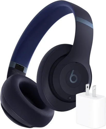 Vista 22 de Auriculares Beats Studio Pro Bluetooth con cancelación de ruido con adaptador de corriente Apple 20W USB-C - Negro