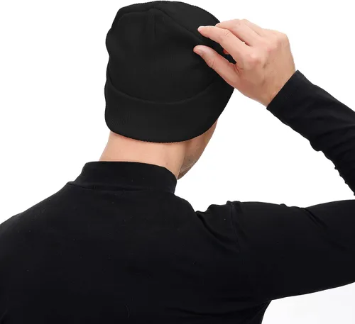 Vista 68 de American Trends Gorro para hombre y mujer, gorro de punto suave y lindo con diseño de calavera
