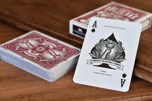 Vista 5 de Liberty - Juego de 6 barajas de cartas jumbo