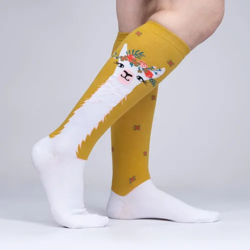 Vista 2 de Sock It To Me Calcetines hasta la rodilla divertidos para mujer