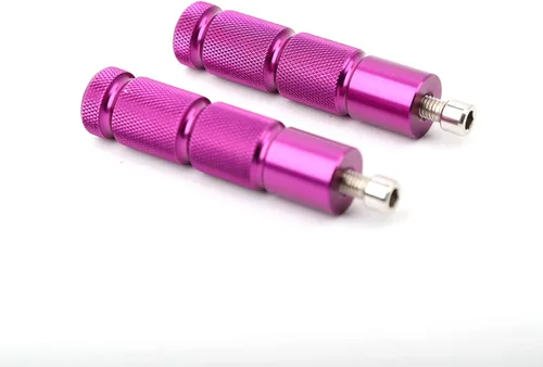 Vista 7 de Minho Negro CNC Reposapiés Plegables para Motocicleta y Bicicleta, Clavijas M8, Apoyapiés Trasero para Mini Bicicleta, Partes para Honda Grom