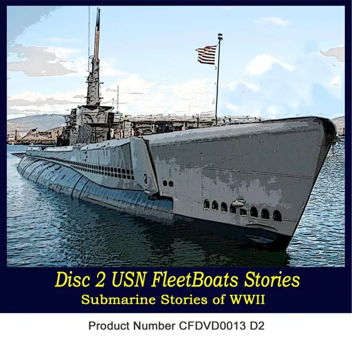 Vista 2 de US Navy Fleet Boat Submarines Gato Baleo Class WW2 Stories old Films DVD