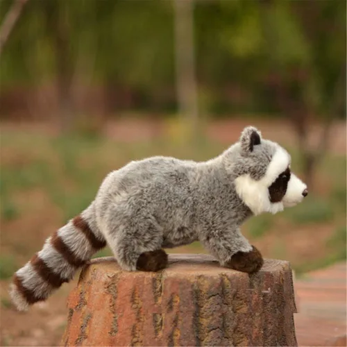 Vista 3 de TAMMYFLYFLY Juguete de Peluche de Mapache Relleno Animal de Peluche de 12 Pulgadas