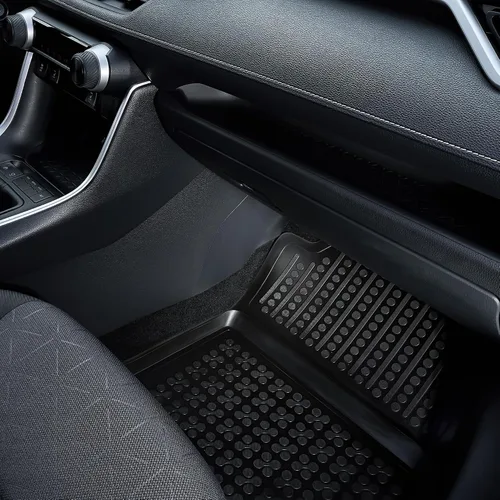 Vista 3 de REZAW-PLAST Alfombrillas para Mercedes Benz GLE Coupe 2015-2019, juego de 2 filas para todo tipo de clima, juego de revestimientos GLE AMG 43 4MATIC