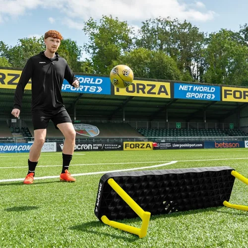 Vista 4 de FORZA Balón de fútbol con control táctil [16 onzas] Balón de fútbol con peso de tamaño oficial 3 para desarrollo de habilidades, precisión