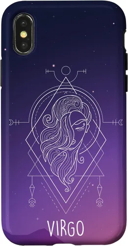 Vista 5 de Virgo Zodiac Signs Stern Horoscope Birthday Astrology Gift Case for iPhone 17