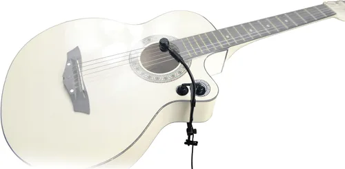 Vista 2 de HEIMU Micrófono condensador de instrumento con clip + clip universal (para guitarra)