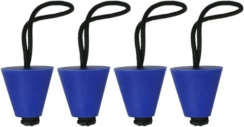 Vista 10 de LIXADA El mejor kit de tapón universal para kayak, kit de tapones de drenaje de canoa con orificios de drenaje de canoa, paquete de 4/6/8 Negro X 4