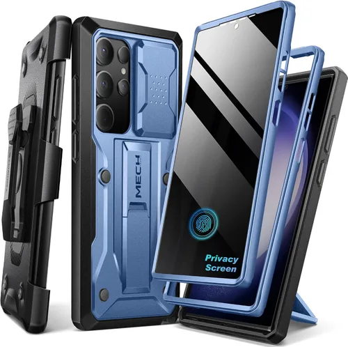 Vista 10 de TONGATE Funda para Samsung Galaxy S23 Ultra, [cubierta deslizante integrada para cámara y protector de pantalla] [2 marcos frontales] Funda de grado