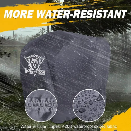 Vista 4 de XYZCTEM Funda de Almacenamiento para Scooter de Movilidad, Poliéster Oxford 420D Resistente de Servicio Pesado, Impermeable, Duradera, Resistente a