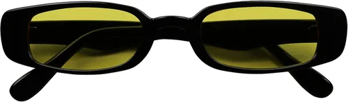 Vista 2 de ShadyVEU Gafas de sol rectangulares clásicas y delgadas con protección UV de los años 90, diseño vintage pequeño y ancho retro