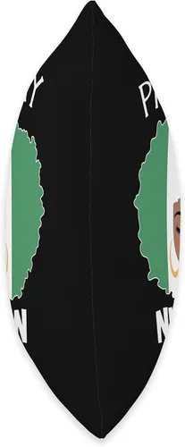 Vista 2 de Proud Nigerian roots black history month Throw Pillow