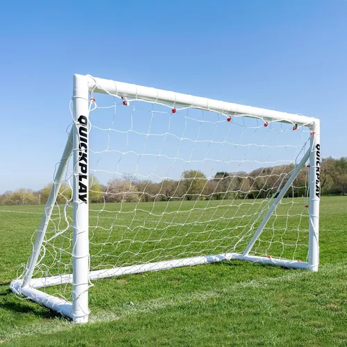 Vista 13 de Q-Fold - Arco de fútbol plegable de 30 segundos para patio trasero [un solo arco] la mejor red de fútbol resistente a la intemperie para niños