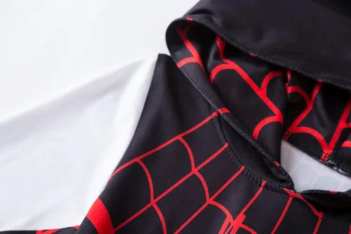 Vista 4 de Disfraz de tutú para niñas, vestido de Spider-Man Spider-Gwen, vestidos de cosplay para niñas