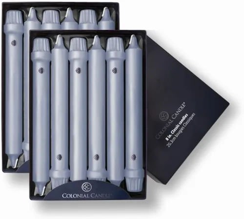 Vista 58 de Colonial Candle Handipt Collection - Vela cónica sin perfume, color blanco, 6 pulgadas, paquete de 12, hasta 4 horas de combustión