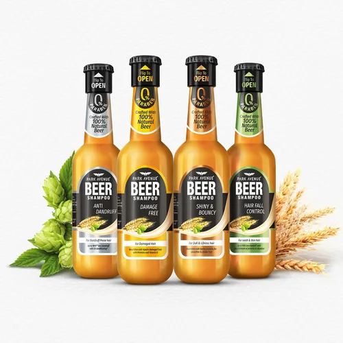 Vista 5 de Park Avenue Champú de cerveza anticaspa, 6.1 fl oz - De la India