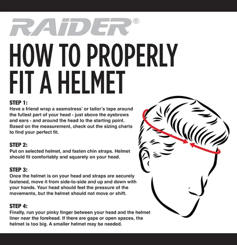 Vista 5 de Raider Open Face Helmet