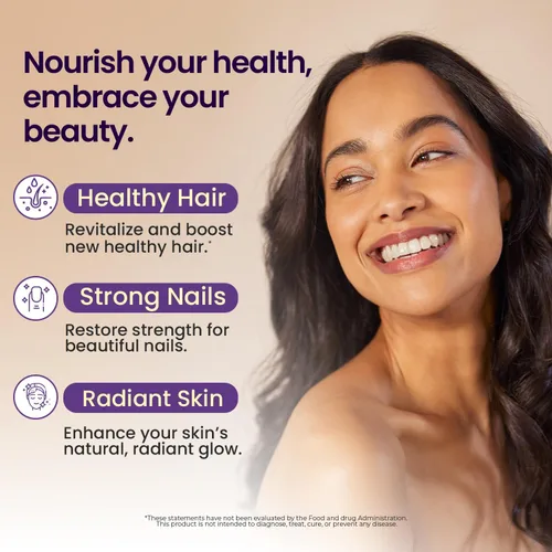 Vista 2 de Gomitas antienvejecimiento NAD +, resveratrol, berberina y biotina, suplemento para cabello, piel, uñas y articulaciones, péptidos de colágeno