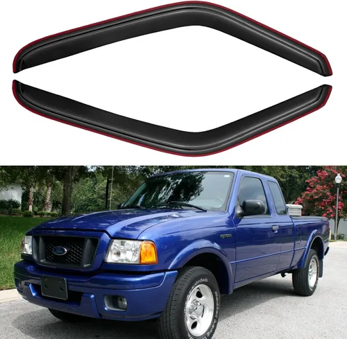 Vista 193 de YQAUTEC - Viseras para ventana, protectores contra la lluvia, compatibles con Subaru WRX 2015-2021, deflectores de viento para ventanas, viseras