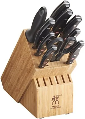 Vista 4 de ZWILLING Twin Signature - Cuchillo utilitario de 5 pulgadas, afilado, fabricado en una fábrica alemana propiedad de la empresa con acero de fórmula