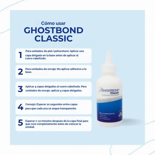 Vista 3 de Pegamento de interior de peluca Ghost Bond, adhesivo para el pelo
