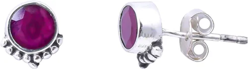 Vista 5 de Round Gemstone Stud Design 2