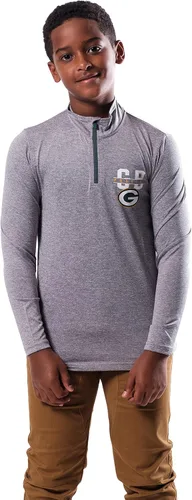 Vista 8 de Ultra Game - Camiseta juvenil NFL oficial con cremallera de un cuarto y manga larga súper suave