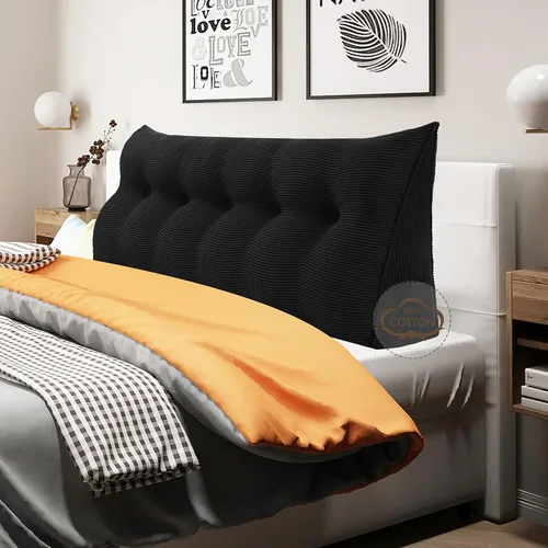Vista 19 de WOWMAX - Almohada triangular para cabecero; almohada en forma de cuña para cabecero; almohada grande de refuerzo para cama, almohada