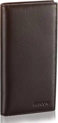 Vista 20 de HISCOW Cartera larga plegable con 15 ranuras para tarjetas de crédito - Piel de becerro italiana