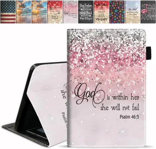 Vista 27 de Funda para tableta Amazon Fire Max 11 (13ª generación, versión 2023), funda delgada de piel sintética con ranura para tarjetas y encendido