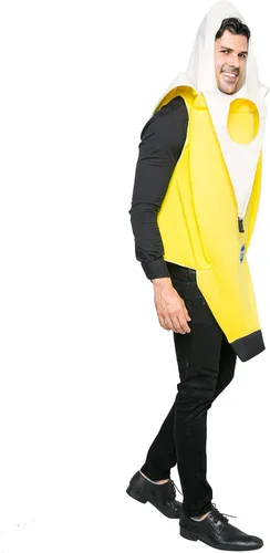 Vista 3 de Spooktacular Creations Atractivo disfraz de plátano para adultos juego de lujo para Halloween fiesta de disfraces y juegos de roles Amarillo