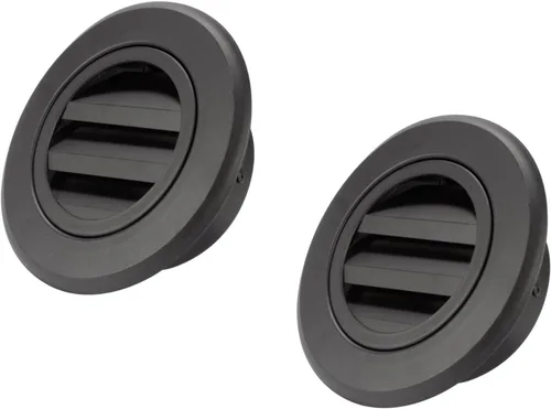 Vista 9 de Hon&Guan Soffit Vents - Ventilación de escape de aluminio Soffit de 4 pulgadas con malla de pantalla integrada para baño, cocina, dormitorio