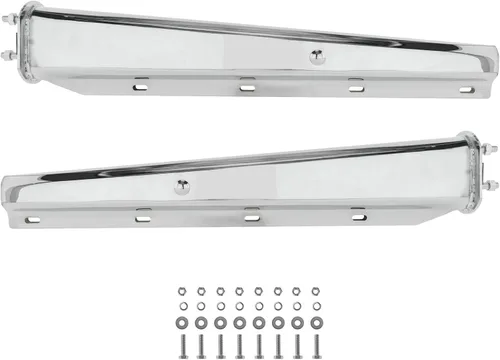 Vista 10 de Kit todo en uno de perchas para semirremolques - 30" resistente resorte cargado, distancia entre pernos: 2.5" - recto - negro con tiras reflectantes